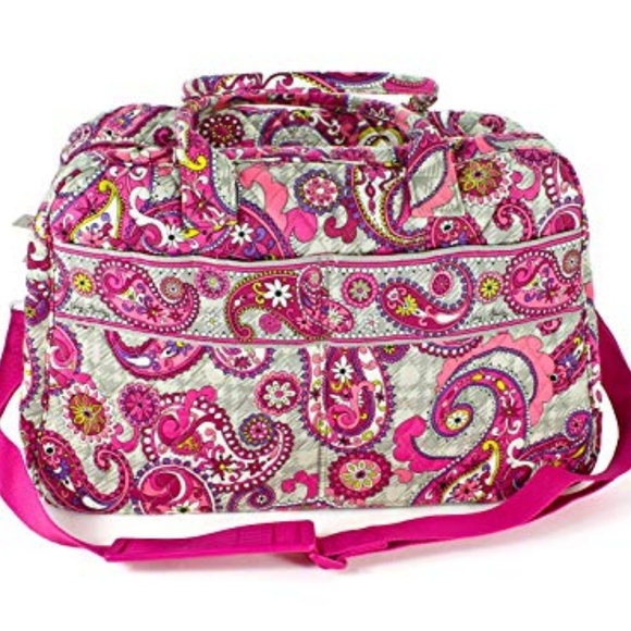 Vera Bradley Handbags - Vera Bradley Duffel Paisley meets Plaid